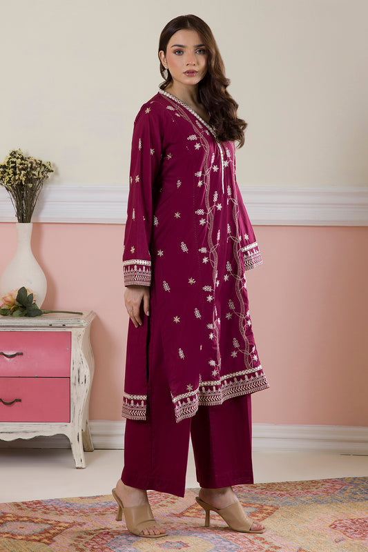 Embroidered Kurta Trouser - 2603