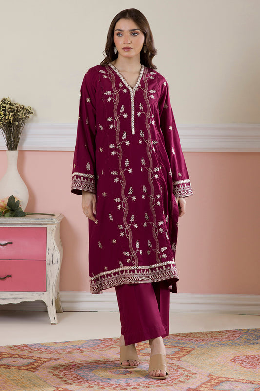 Embroidered Kurta Trouser - 2603