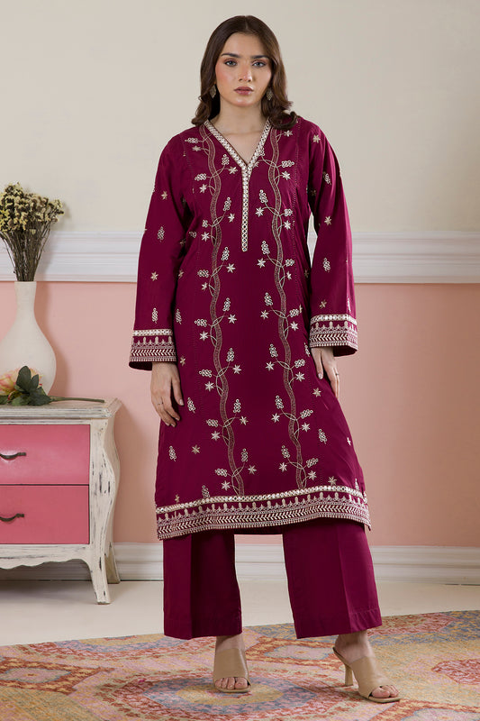 Embroidered Kurta Trouser - 2603