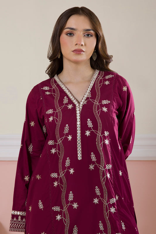 Embroidered Kurta Trouser - 2603