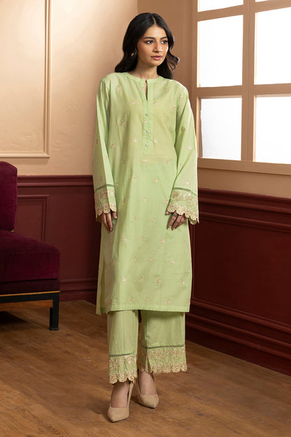 Embroidered Kurta Trouser - 2624