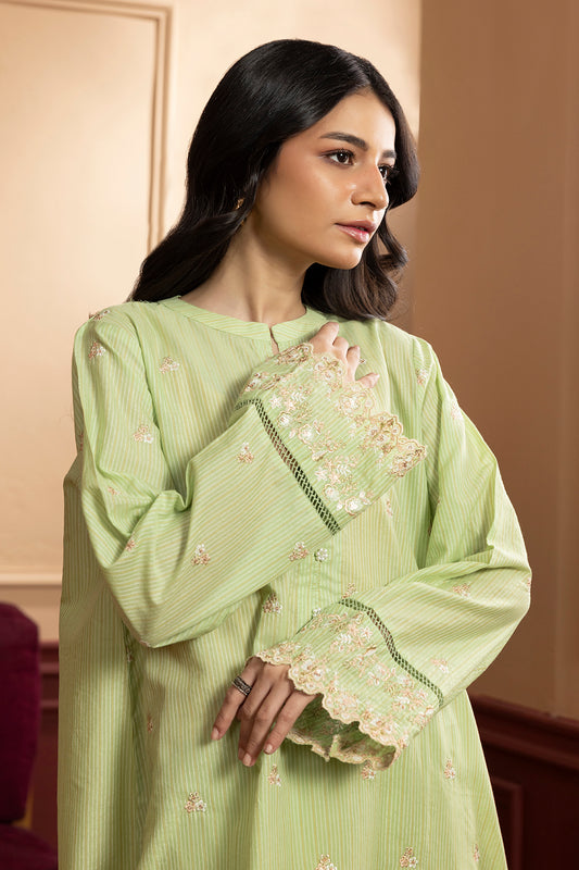 Embroidered Kurta Trouser - 2624