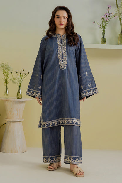 Embroidered Kurta Trouser - 2625