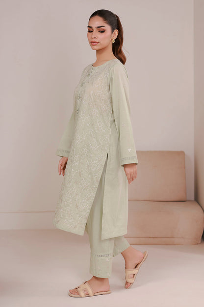 Embroidered Kurta Trouser - 2626