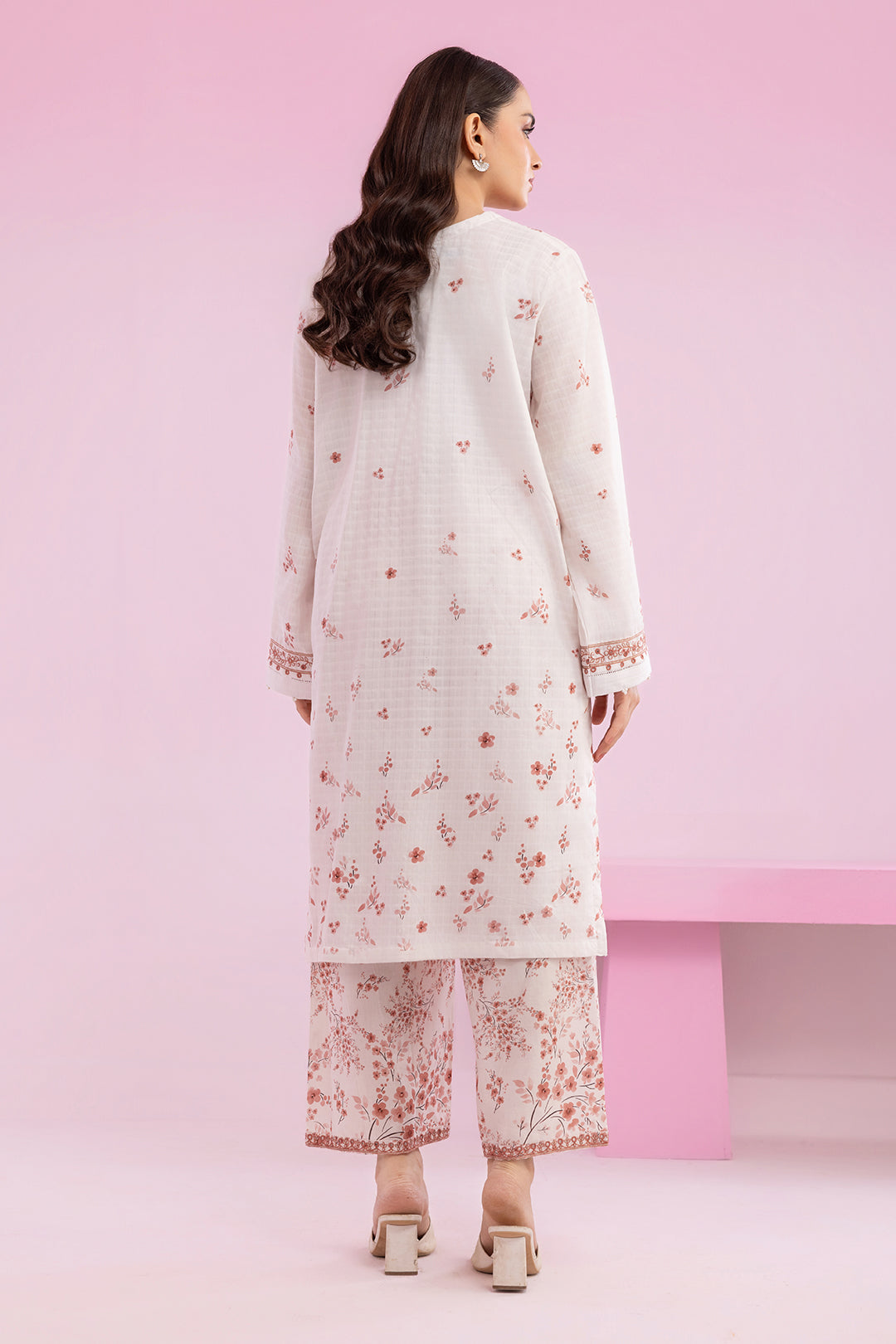 Embroidered Kurta Trouser - 2627