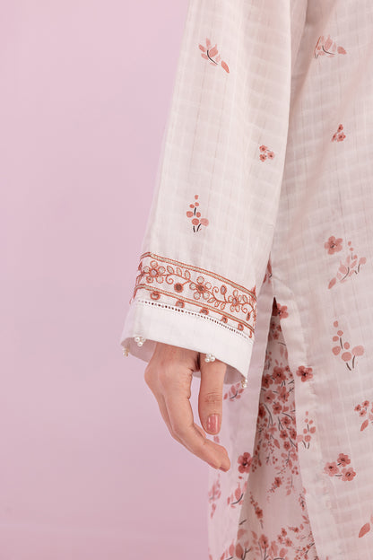 Embroidered Kurta Trouser - 2627