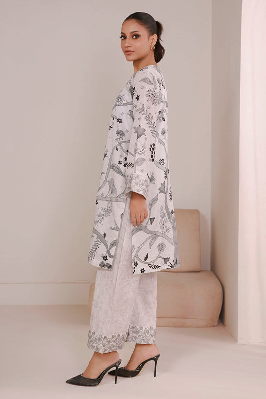 Embroidered Kurta Trouser - 2628