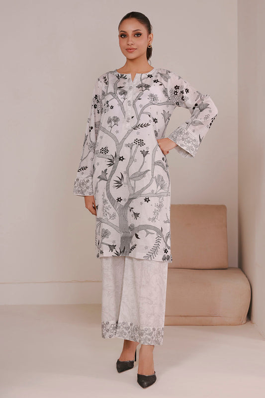 Embroidered Kurta Trouser - 2628