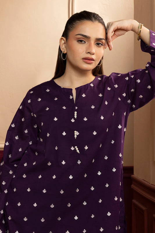 Embroidered Kurta Trouser - 2630