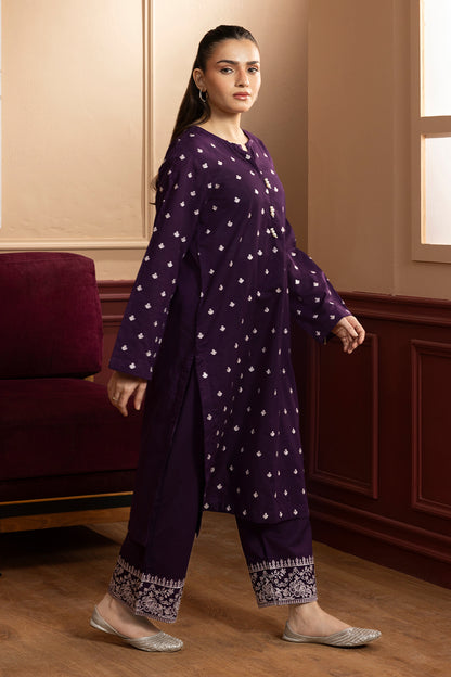 Embroidered Kurta Trouser - 2630