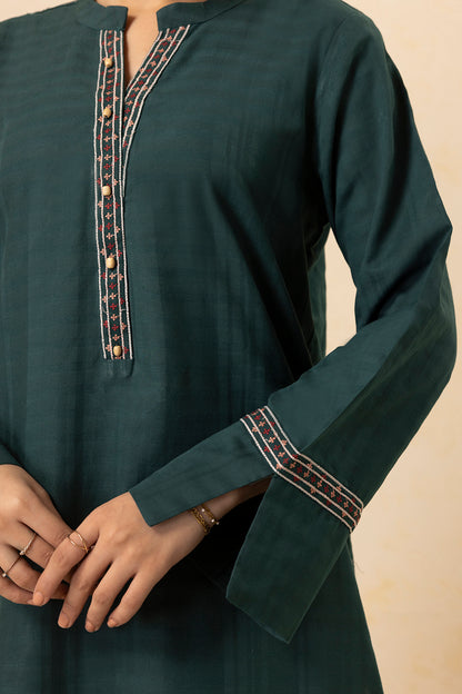 Embroidered Kurta Trouser - 2633