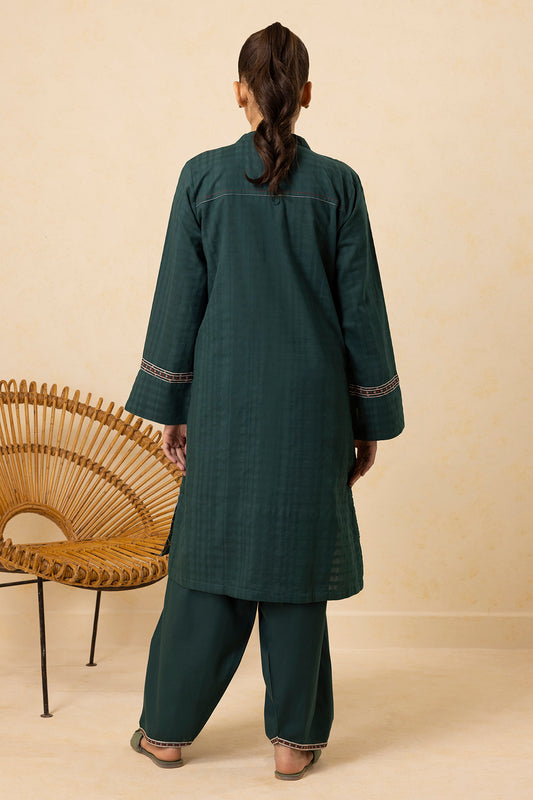 Embroidered Kurta Trouser - 2633