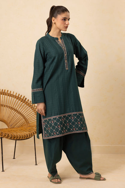 Embroidered Kurta Trouser - 2633