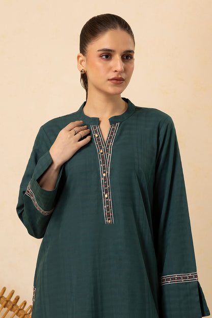 Embroidered Kurta Trouser - 2633