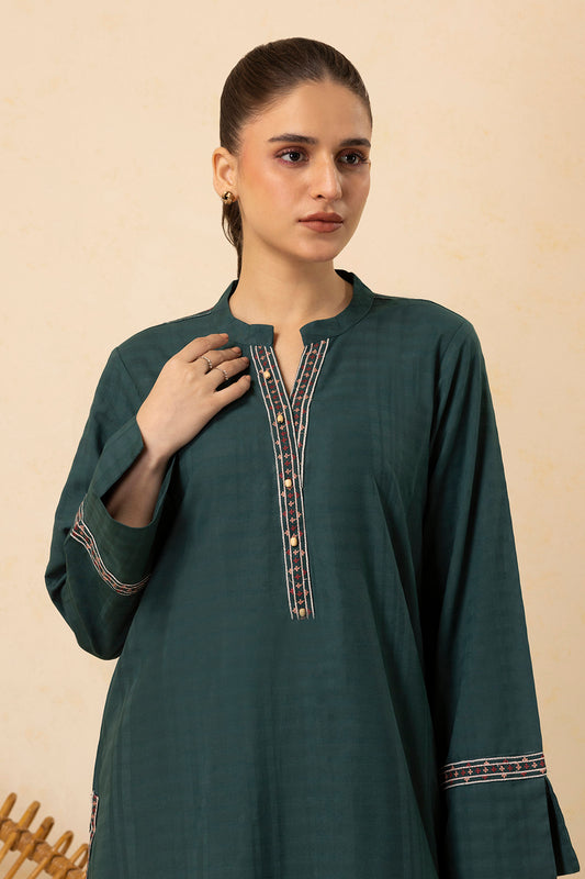 Embroidered Kurta Trouser - 2633