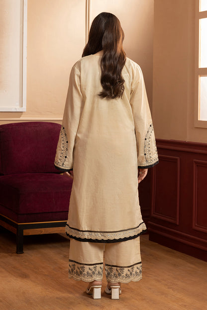 Embroidered Kurta Trouser - 2634