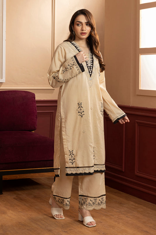 Embroidered Kurta Trouser - 2634