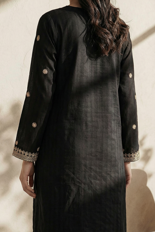 Embroidered Kurta Trouser - 2635