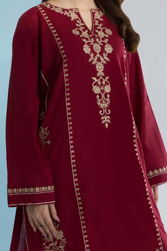 Embroidered Kurta Trouser - 2637