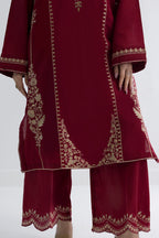 Embroidered Kurta Trouser - 2637