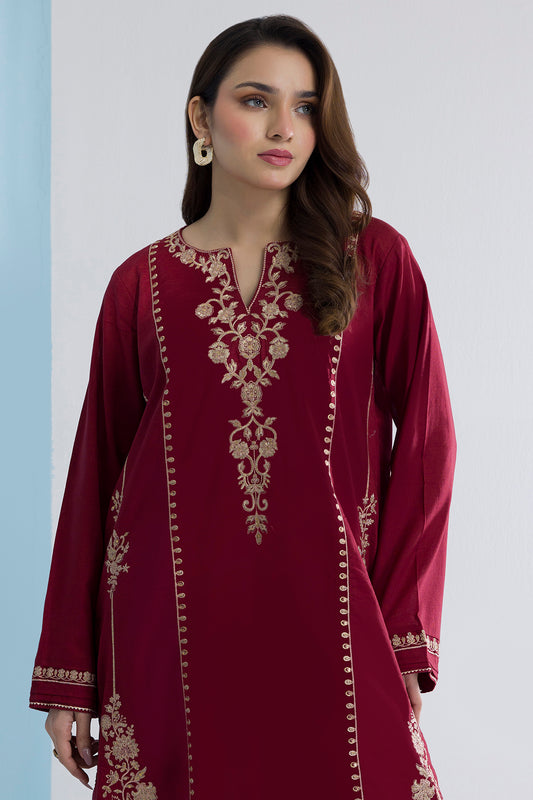 Embroidered Kurta Trouser - 2637