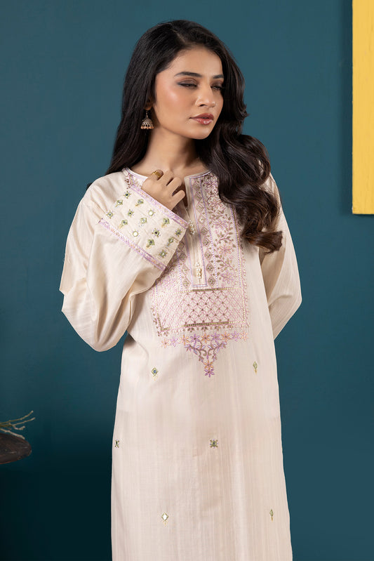 Embroidered Kurta Trouser - 2638