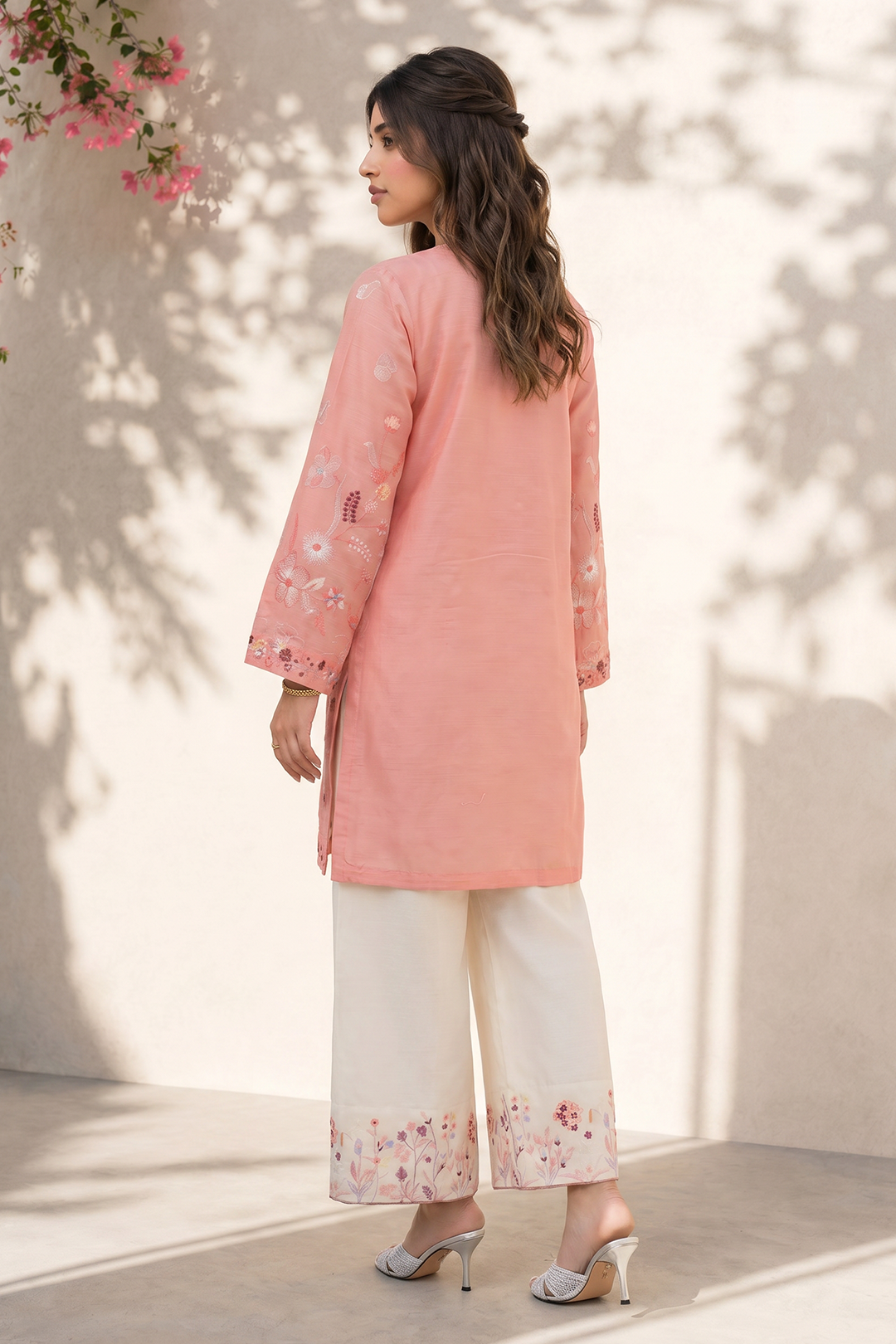 Embroidered Kurta Trouser - 2641