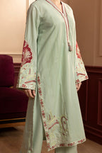 Embroidered Kurta Trouser - 2660