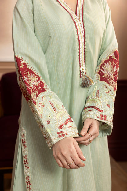 Embroidered Kurta Trouser - 2660