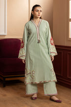 Embroidered Kurta Trouser - 2660