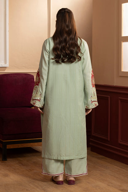 Embroidered Kurta Trouser - 2660
