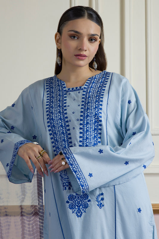 Embroidered Kurta Trouser - 2662