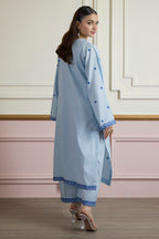 Embroidered Kurta Trouser - 2662