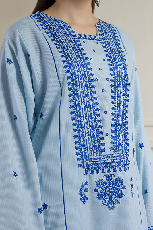 Embroidered Kurta Trouser - 2662