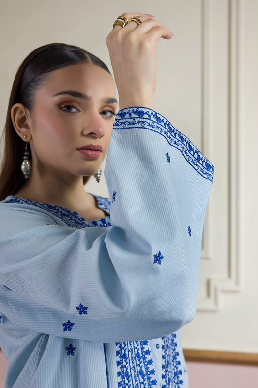 Embroidered Kurta Trouser - 2662