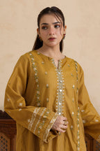 Embroidered Kurta Trouser - 2671