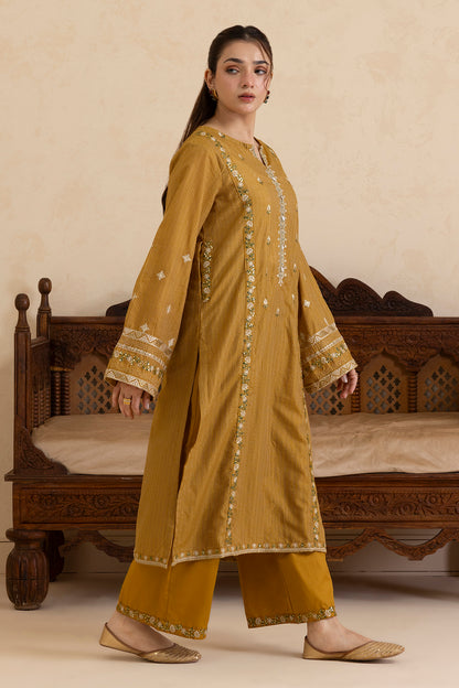 Embroidered Kurta Trouser - 2671