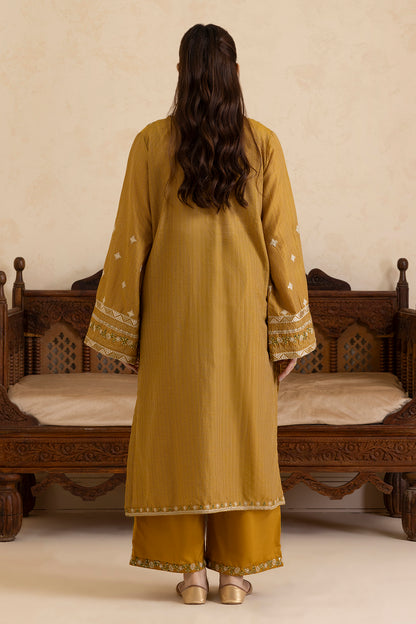 Embroidered Kurta Trouser - 2671