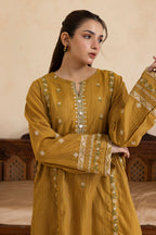 Embroidered Kurta Trouser - 2671
