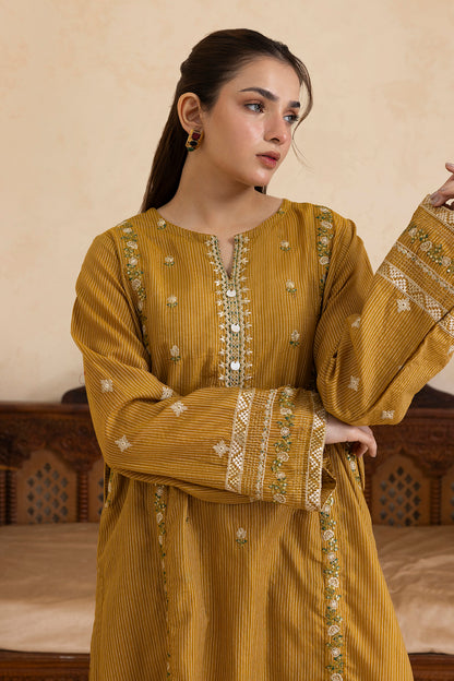 Embroidered Kurta Trouser - 2671