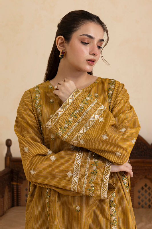 Embroidered Kurta Trouser - 2671