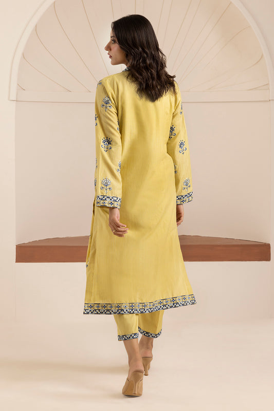 Embroidered Kurta Trouser - 2673