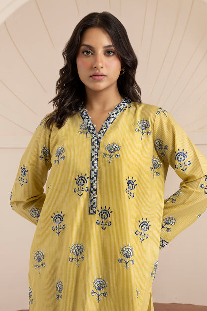 Embroidered Kurta Trouser - 2673