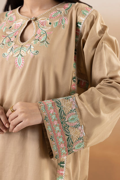 Embroidered Kurta Trouser - 2675