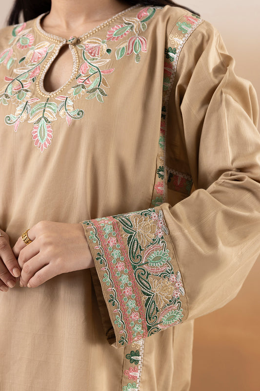 Embroidered Kurta Trouser - 2675