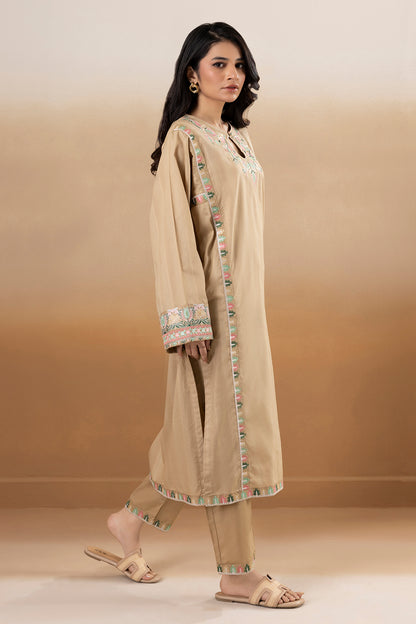 Embroidered Kurta Trouser - 2675