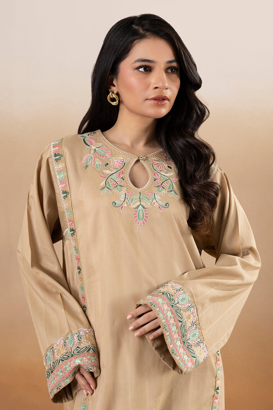 Embroidered Kurta Trouser - 2675