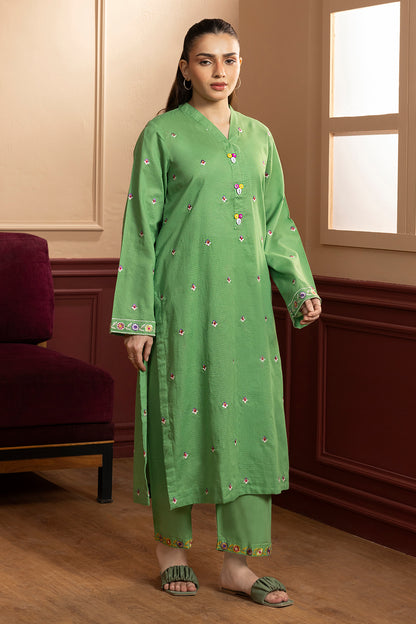 Embroidered Kurta Trouser - 2678
