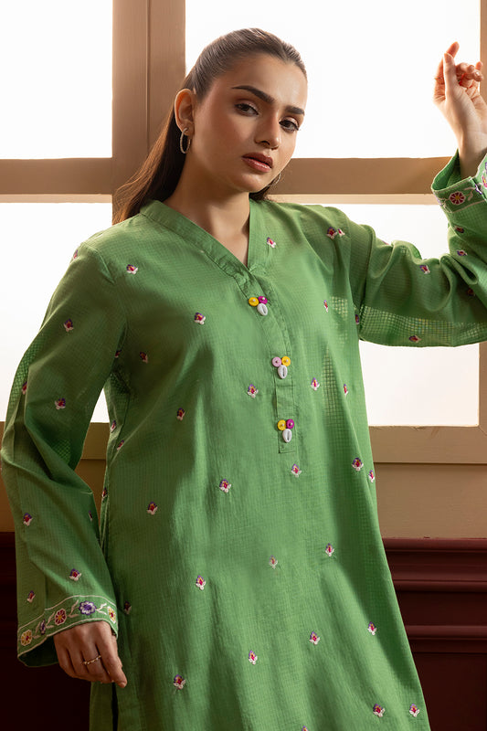 Embroidered Kurta Trouser - 2678