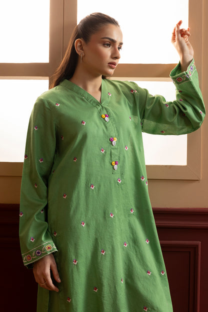 Embroidered Kurta Trouser - 2678